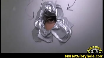 Interracial white lady confesses her sins at gloryhole 17