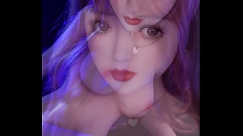 Beautiful horny sex doll with sweet face and sexy outfit