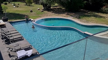 Hot moment at the pool