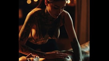 Modelos generados con ia piel tatuada