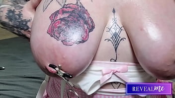 Revealme busty curvy milf's wild solo play with huge tits nipple clamps buttplug and dildo orgasm Revealme busty curvy milf's wild solo play with huge tits nipple clamps buttplug and dildo orgasm