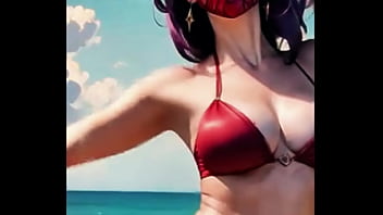 Akali brings her rebel style to the shore crimson bikini glowing under the sun while her mask hides more than just her face the rogue assassin turns summer into danger and desire Akali brings her rebel style to the shore crimson bikini glowing under the sun while her mask hides more than just her face the rogue assassin turns summer into danger and desire