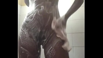 I look best while soapy masturbation