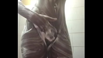 I look best while soapy masturbation