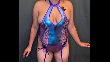 Purple goddess hot deepthroat intense throat fuck