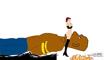 Hentai fantasy facesit a bondaged titan