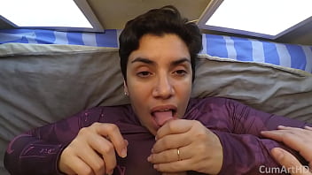 She wanted to receive a facial but missed the cumshot