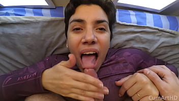 She wanted to receive a facial but missed the cumshot