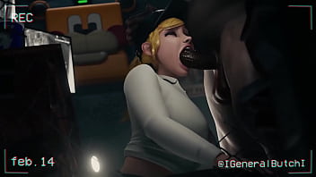 Vanessa fucks on the job