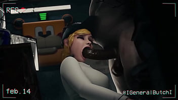 Vanessa fucks on the job