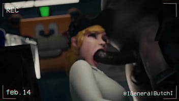 Vanessa fucks on the job