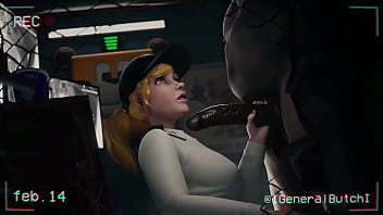 Vanessa fucks on the job