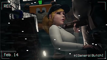 Vanessa fucks on the job