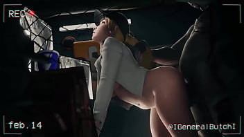 Vanessa fucks on the job