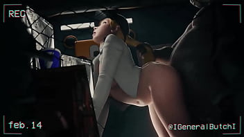 Vanessa fucks on the job