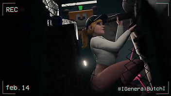 Vanessa fucks on the job