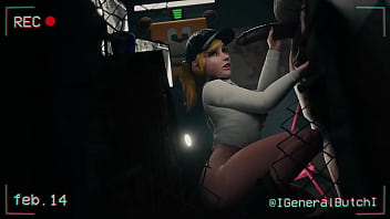 Vanessa fucks on the job