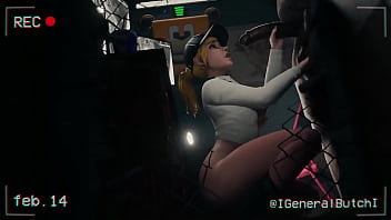 Vanessa fucks on the job