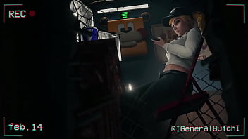 Vanessa fucks on the job