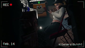 Vanessa fucks on the job