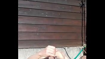 Handjob And Naked Exhibition In The Garden thumbnail