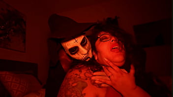 Demonic figure plows the life out of ssbbw