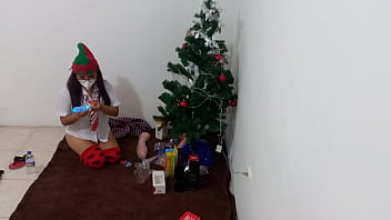 I'm having fun with my christmas presents this is my new collection of erotic toys to have sex next year student masturbates on his dirty christmas