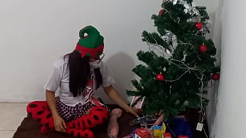 I'm having fun with my christmas presents this is my new collection of erotic toys to have sex next year student masturbates on his dirty christmas