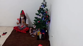 I'm having fun with my christmas presents this is my new collection of erotic toys to have sex next year student masturbates on his dirty christmas