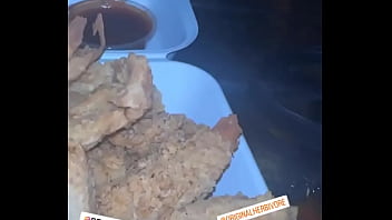 Vegan playground was a success original herbivore with the chikn bites omgg