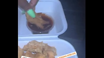 Vegan playground was a success original herbivore with the chikn bites omgg