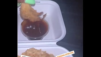 Vegan playground was a success original herbivore with the chikn bites omgg