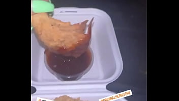 Vegan playground was a success original herbivore with the chikn bites omgg