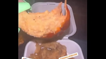 Vegan playground was a success original herbivore with the chikn bites omgg