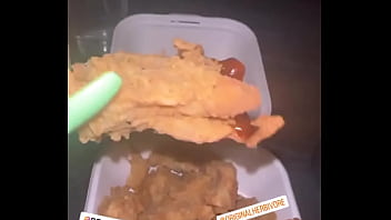 Vegan playground was a success original herbivore with the chikn bites omgg