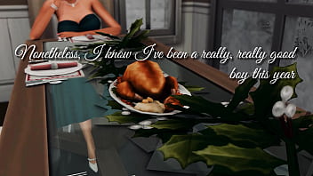 Teen asks for milf pussy for christmas wicked whims