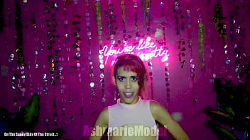 Hairy pussy armpits and legs babe dancing at the sex club