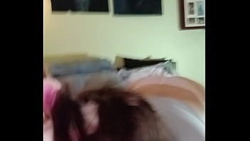 Right behind the white rabbit