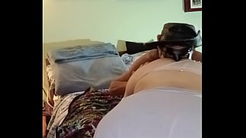 Right behind the white rabbit