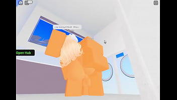 Puta es cogida por su novio en roblox