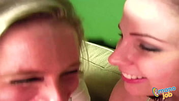 Intense cock jerking sesh with sexy milf