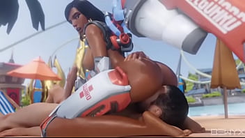 Overwatch pharah facesitting anon