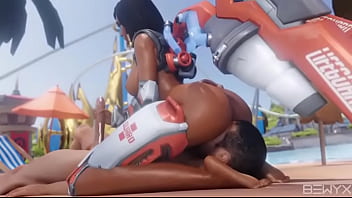 Overwatch pharah facesitting anon