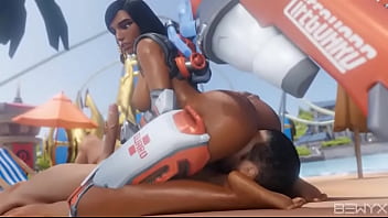 Overwatch pharah facesitting anon