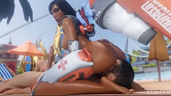 Overwatch pharah facesitting anon