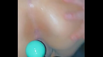 Daddy putting toy up my ass