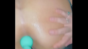 Daddy putting toy up my ass