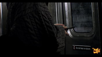 Beautiful stranger sucked me in train