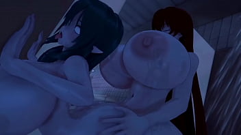 Futa fuck in the bathrooms