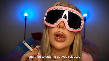 Relapsed smoking fetish and findom joi